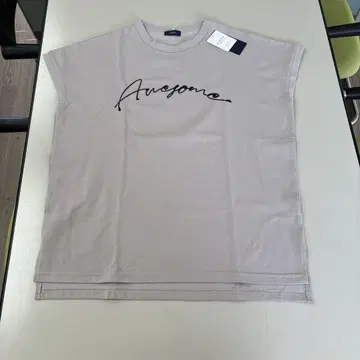 SHIPS Awesome 자수 반팔 티셔츠 ONE SIZE
