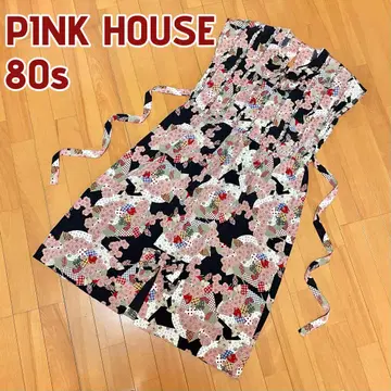 [ PINK HOUSE ] 원피스 80년대 리본 피코프릴 핑크하우스