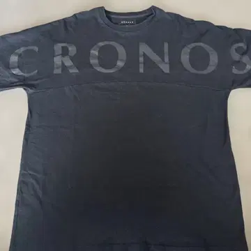 CRONOS 크로노스 블랙 오버 사이즈 T셔츠 XL