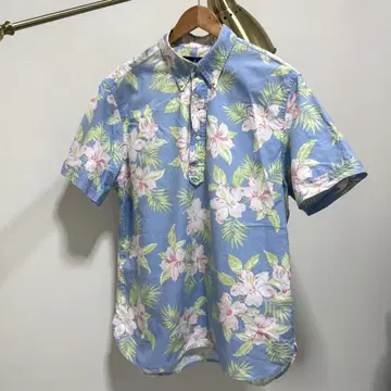 RALPH LAUREN 랄프 로렌 풀오버 알로하 셔츠 L 남성용