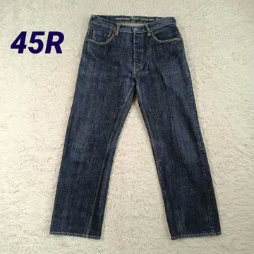 새상품급 45R 데님 다시 6.5 소라히코히메 29 인디고 유니섹스