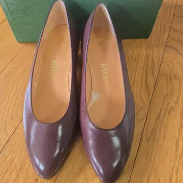 HAREL 다크 브라운 펌프스 힐 약 5cm