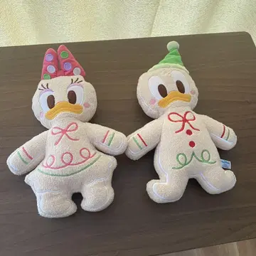 디즈니 도날드 & 데이지 크리스마스 봉제인형 세트