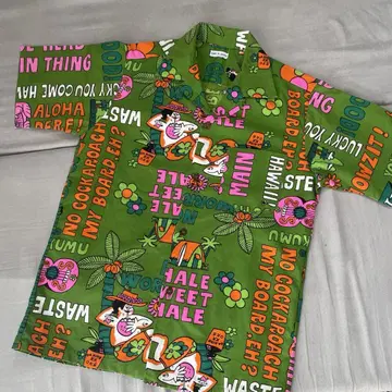 80년대 빈티지 알로하 셔츠 made in Hawaii