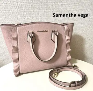 새상품급 Samantha Vega 사만사 플라터 토트백