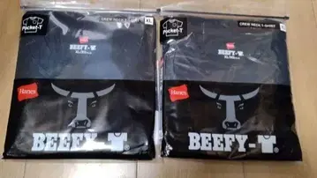 헤인즈 비피 T셔츠 포켓 부착 반팔 블랙 블랙 2매