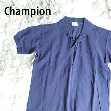 Champion 챔피온 네이비 반팔 피케 셔츠