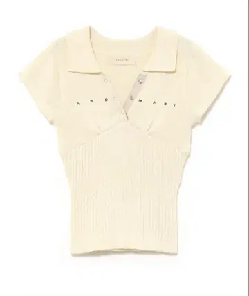 당일 발송 아이보리 Lindsay logo tops