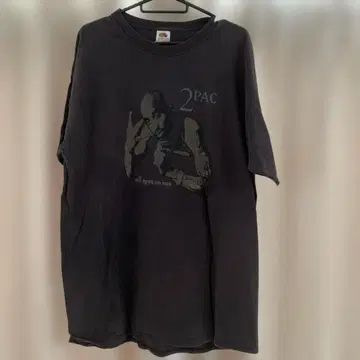 2PAC 티셔츠 XL 블랙