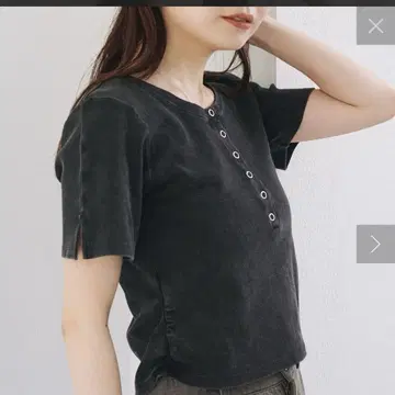 [미사용 새상품] Kastane 피그먼트 헨리 TEE