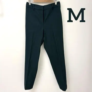 PLST 린넨 블렌드 스틱 팬츠 그린 M