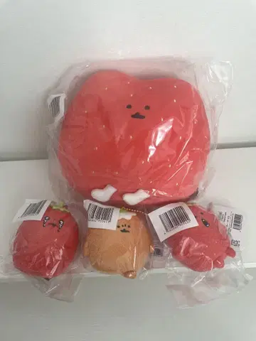 [ 새 상품 세트 ] 나가노의 딸기 봉제인형 C상 D상 4종 세트