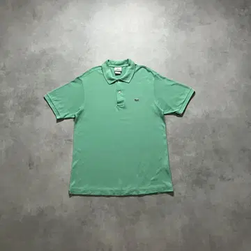 LACOSTE 엘살바도르 제조 빈티지 복각 그린 피케 셔츠 구제 의류