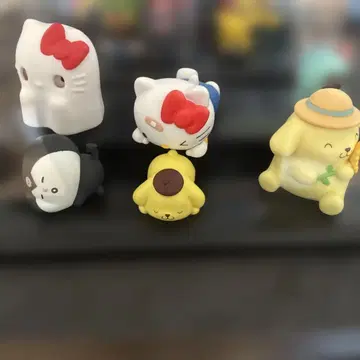 산리오 가챠가챠 6개 세트