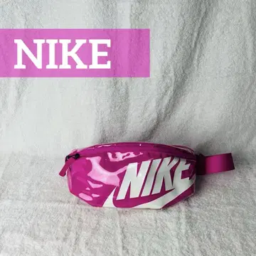 Nike 나이키 핑크 웨스트 파우치 바디백 로고