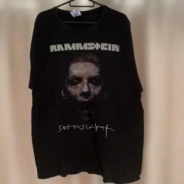 Rammstein 게슈마크 티셔츠 블랙