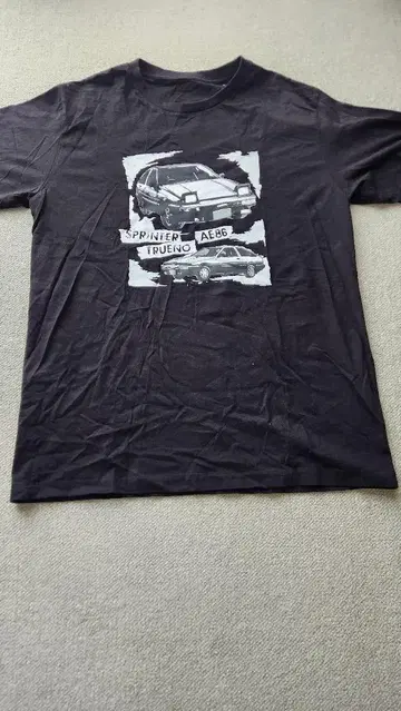 스프린터 트레노 AE86 티셔츠 L 사이즈 블랙