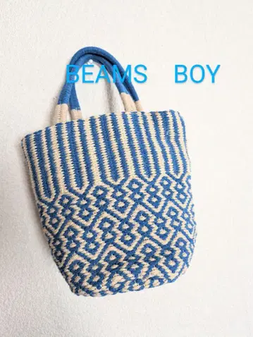 [새상품/미사용] BEAMS BOY beej 인디아 주트 카고백