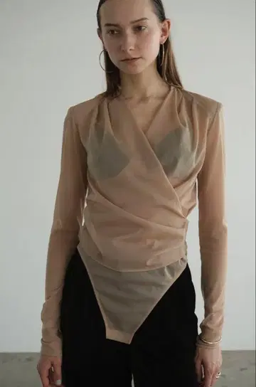 CLANE SHEER DRAPE BODY SUITS