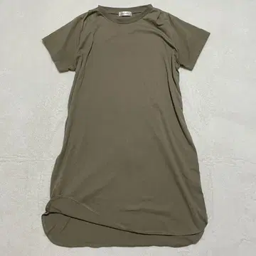 파크걸 롱 티셔츠 원피스 넉넉한 캐주얼 체형 커버 ML