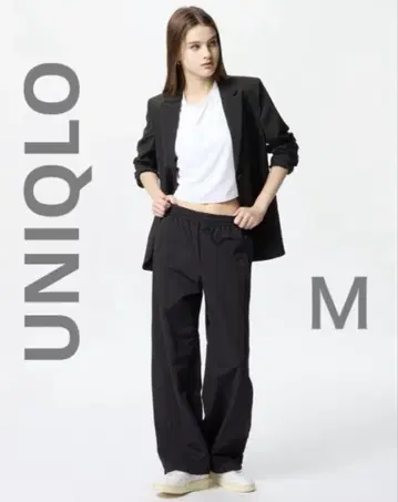 새상품 유니클로 기어 팬츠 블랙 M