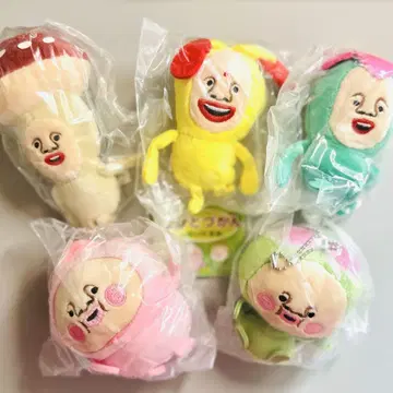 코비토즈칸 봉제 인형 가챠 전5종 컴프 세트