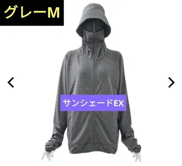 [ 수상한 사람 후드티 ] 워크맨 쿨UV 선셰이드 후드티 EX 그레이 M