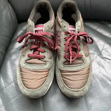 Saucony Jazz 브라운/다크 그린 스니커즈 27cm UK9