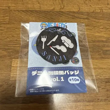 ONE PIECE 상디 데님 자수 배지 vol.1
