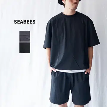 사이즈 M 씨비즈 SEABEES 립스탑 나일론 반팔 T셔츠
