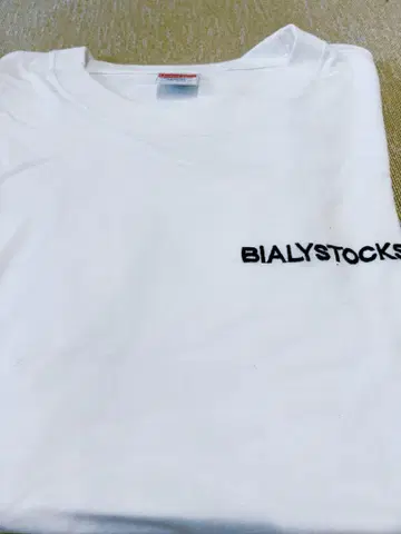 BIALYSTOCKS 화이트 T셔츠 (사인 포함)