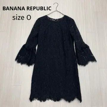 BANANA REPUBLIC 레이스 볼륨 슬리브 원피스 O