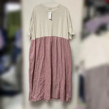 사만사 모스모스 도킹 원피스 아이보리