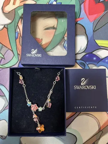 Swarovski 다색 크리스탈 팔찌