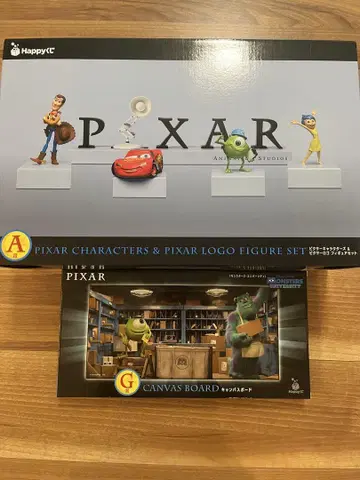 Happy 복권 PIXAR 2025 A상 피규어 G상 캔버스 보드