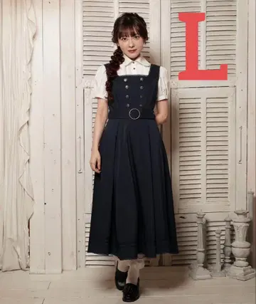 시마무라 쿠라로리 쿠루미 마린 아카데미 점프 스커트 L 네이비