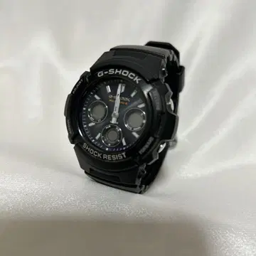 카시오 G-SHOCK AWG-M100SB-2AJF 솔라 전파 아나데지