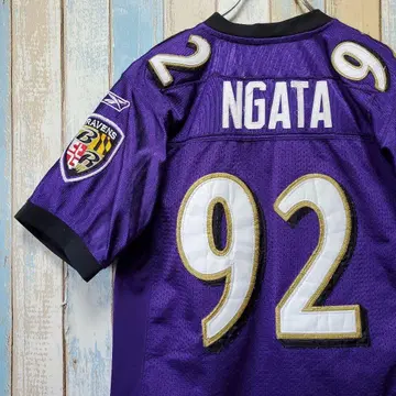 516 리복 NFL 미식축구 게임 셔츠 볼티모어 레이븐스