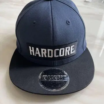 HARDCORE 플랫 빌 캡 네이비 피싱 캡 듀얼