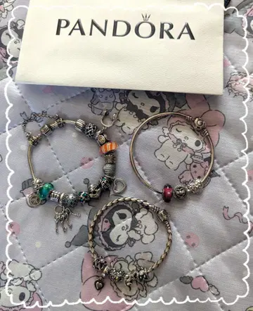 PANDORA 판도라 참 포함 팔찌 3세트