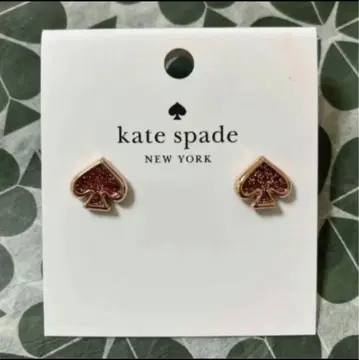 kate spade NEWYORK 귀걸이 스페이드 핑크 x 핑크 골드