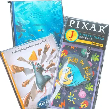 [ 3세트 ] Pixar Happy 복권 엽서북 러버 참