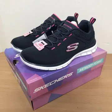 [스케쳐스] 슬립온 스니커즈 네이비 22.5cm