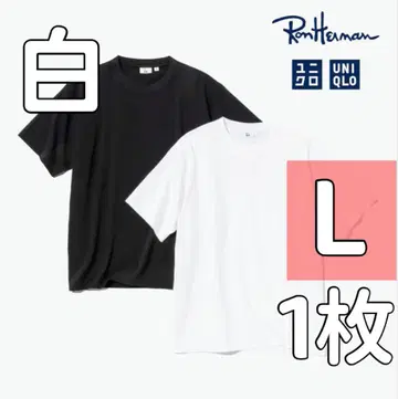 UNIQLO 론 허먼 후타코타마가와점 한정 콜라보 티셔츠 화이트 L