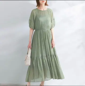 앞뒤 2way 시어 핀턱 원피스