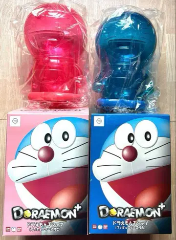 DORAEMON 도라에몽 클리어 케이스 저금통 스켈레톤 2색 세트