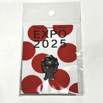 오사카 간사이 엑스포 미 핀 배지 검은 미 EXPO2025 새상품