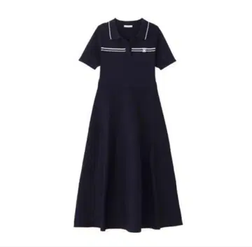 JILL by JILL STUART 배색 절개 폴로 셔츠 원피스