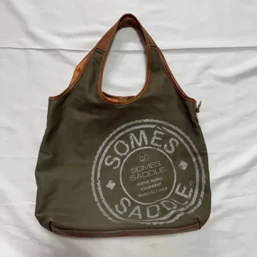 SOMES SADDLE 핸드백 토트백 카키 소메스사돌