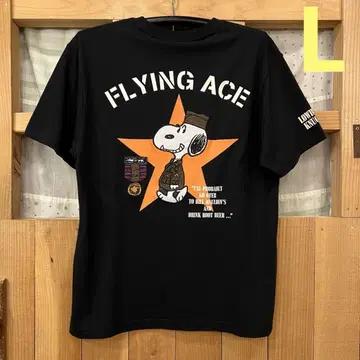 새상품 SNOOPY 스누피 자수 반팔 티셔츠 (L)